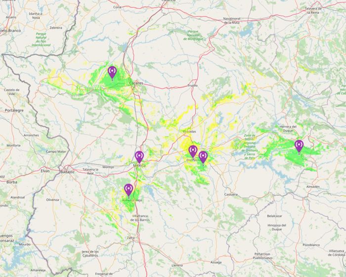 Pilotos IoT: Cobertura LoRaWAN